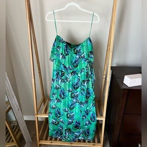 Banana Republic strapless floral dress